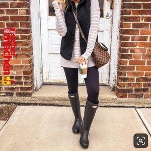 Hunter Boots - Tall, Matte Black Boot Size 7